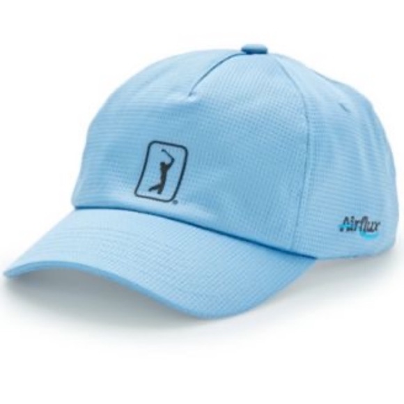 PGA Tour airflux Golf cap light blue NWOT - Picture 1 of 4